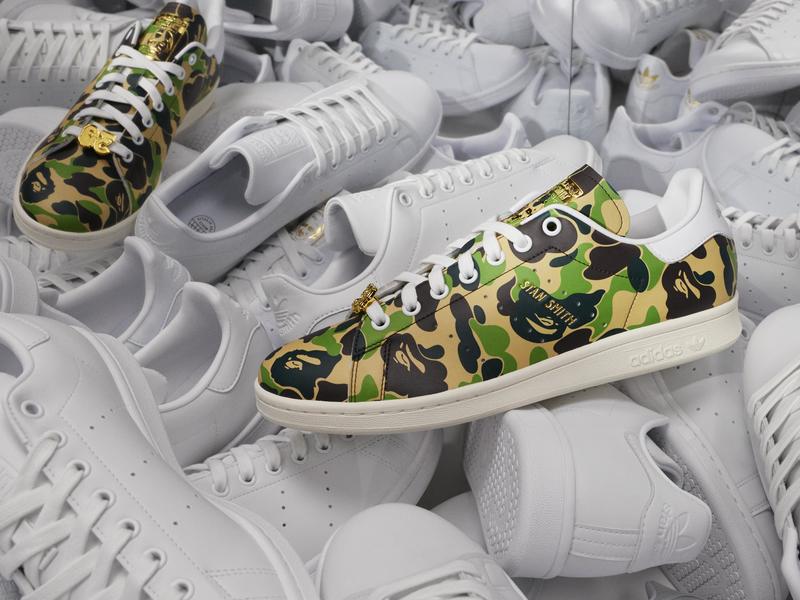 The New BAPE x adidas Stan Smith